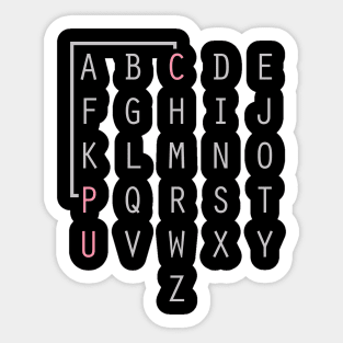 abcpu #1 Sticker